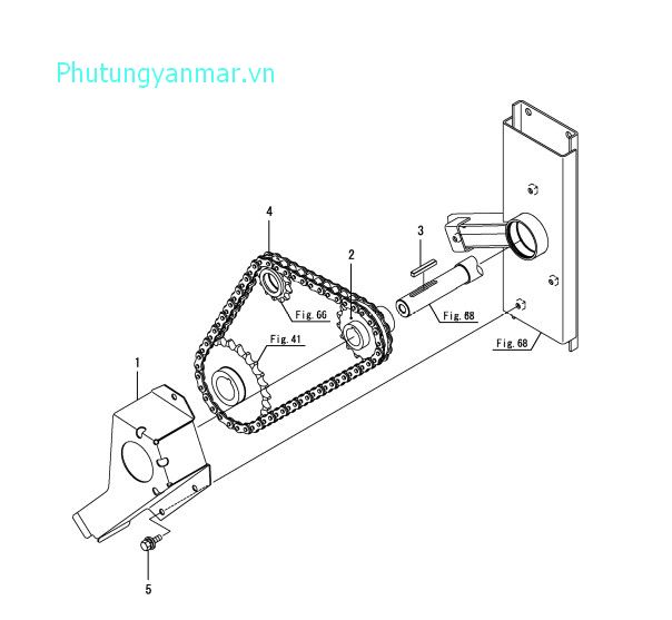 Xích truyền động cắt